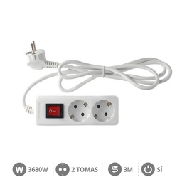 [100005020] Bloco de 2T (3 x 1,5 mm) 1,5 m Branco