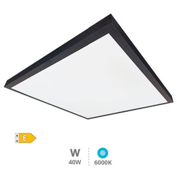 [203405026] Panel superficie LED Borma 60x60cm 40W 6000K Negro