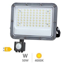 [202610016] Belinta Projecteur aluminium LED avec détecteur 50W 4000K IP65 noir
