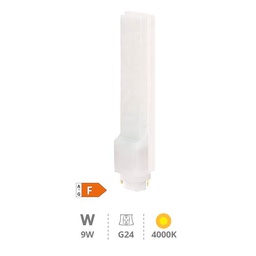 [200630019] Bombilla LED PL 9W G24 180º 4000K