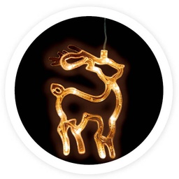 [204635020] Decoración LED colgante forma de reno
