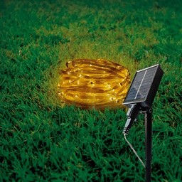[204640001] Guirnalda LED 5M solar luz cálida