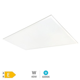 [203400034] LED recessed panel 40W 6000K 120x30cms. White
