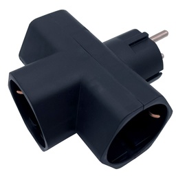 [103000030] Black 3 way adapter