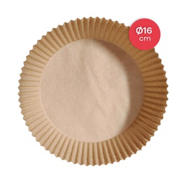 [400091003] Papel para Freidora de Aire 100 Piezas 16cm Redondo